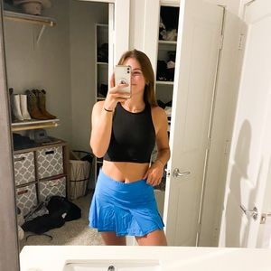 Blue tennis skirt
